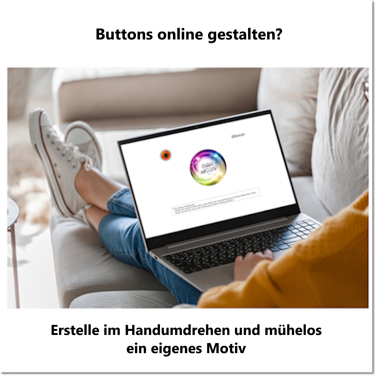 Online Button gestalten